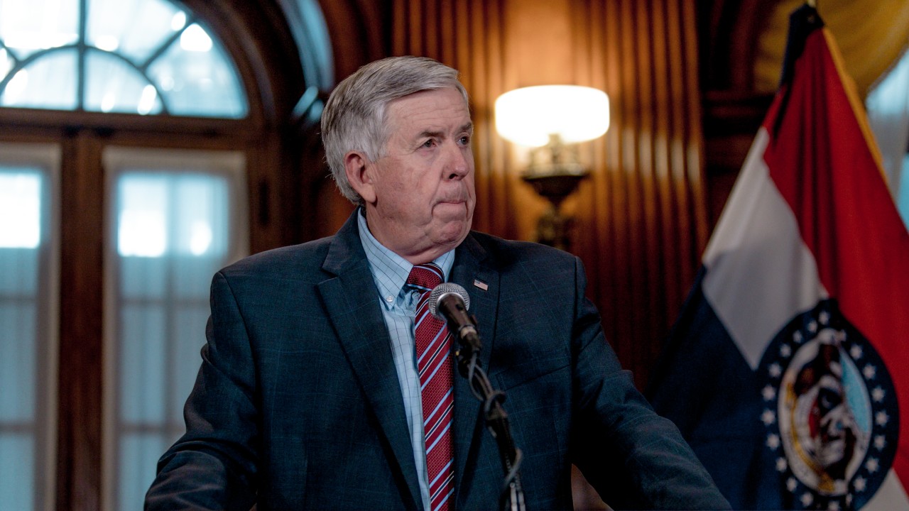 Mike Parson_conference