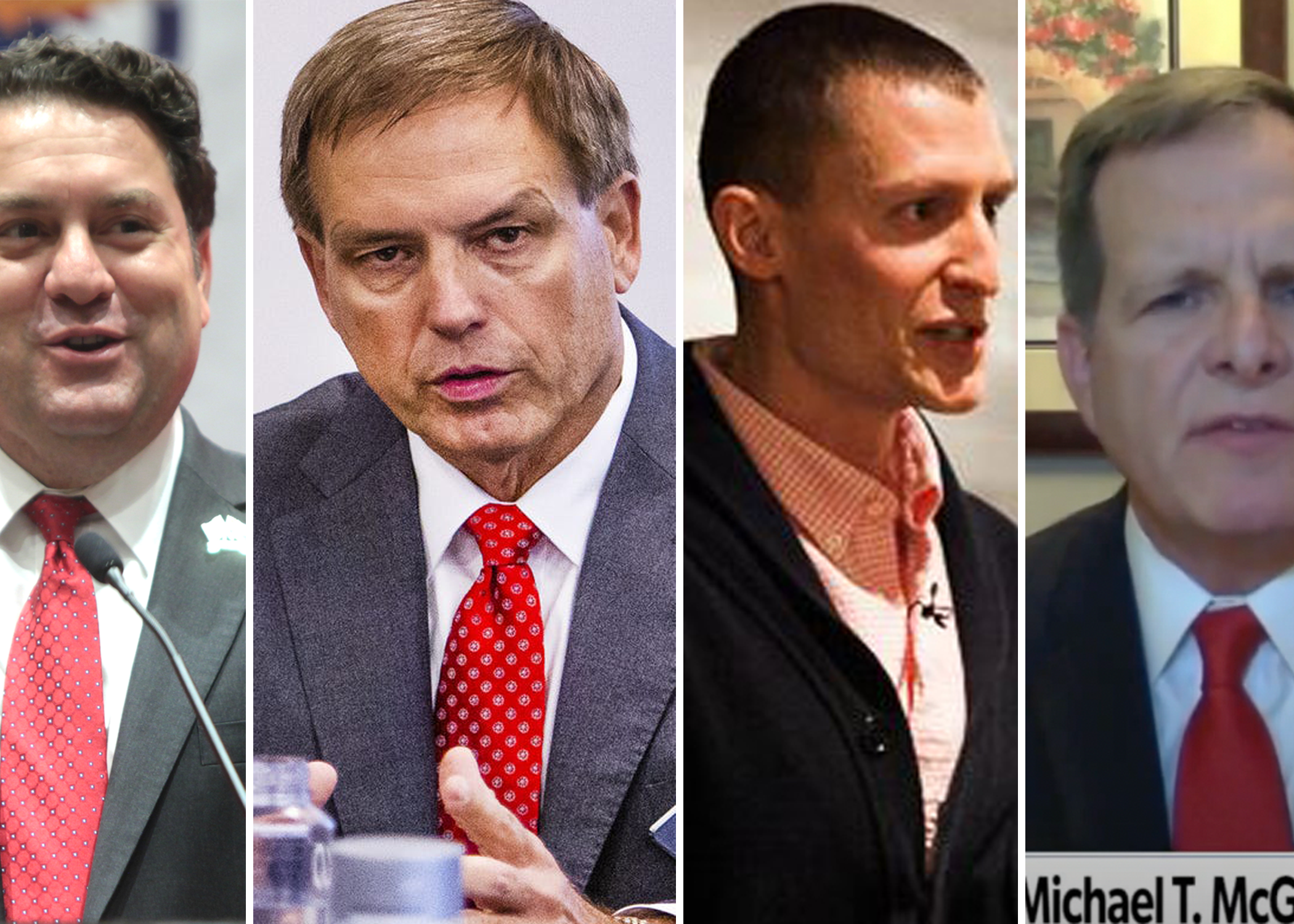 Arizona GOP Senate candidates Mark Brnovich, Jim Lamon, Blake Masters, and Mick McGuire